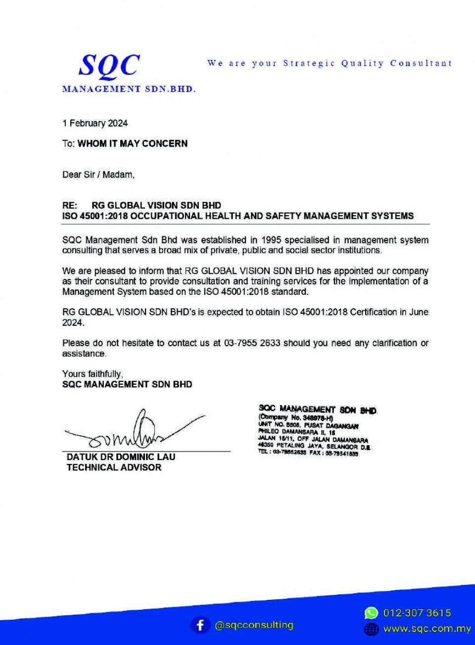 ISO Certification